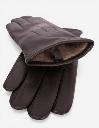 Classic Lambskin Gloves Chocolate