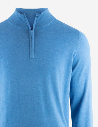 Stowbridge Half Zip Tröja Blå