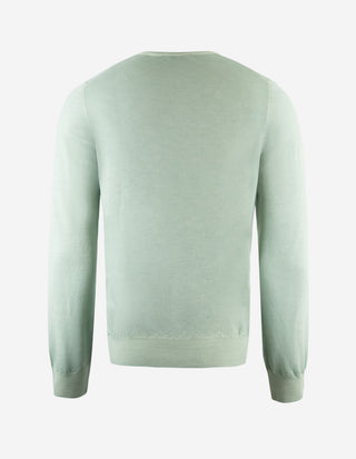 Vintage Summer Merino Rundhals Mintgrön