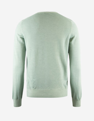 Vintage Summer Merino Rundhals Mintgrön