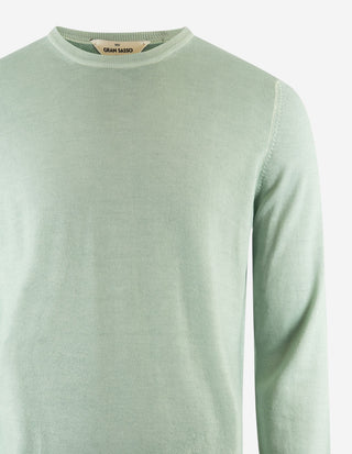 Vintage Summer Merino Rundhals Mintgrön
