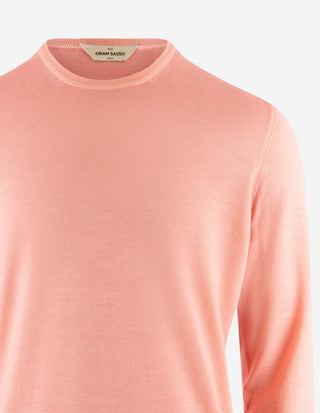Vintage Summer Merino Rundhals Rosa