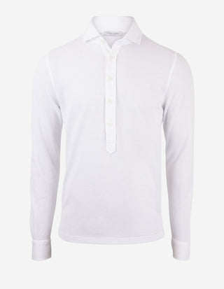 Popover Jerseyskjorta Bomull Vit