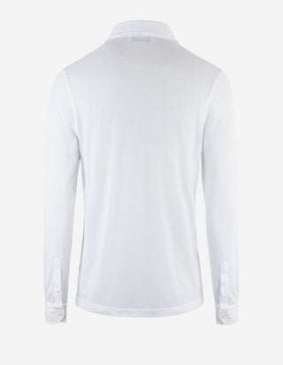 Popover Jerseyskjorta Bomull Vit