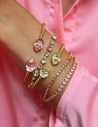 Mini Drop Armband Rosa One Size