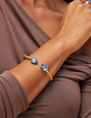 Mini Drop Armband Blå One Size