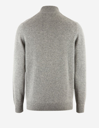 Sutherland Half Zip Lammull Ljusgrå