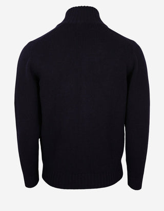 Landford Cardigan Lammull Navy