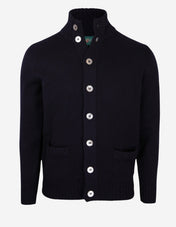 Landford Cardigan Lammull Navy