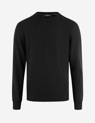 Rundhalsad Tröja Cashmere Svart