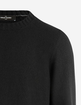 Rundhalsad Tröja Cashmere Svart