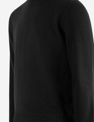 Rundhalsad Tröja Cashmere Svart