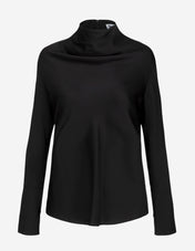 Ayumi Blus Siden Svart