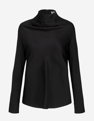 Ayumi Blus Siden Svart