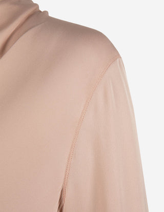 Ayumi Blus Siden Puderrosa