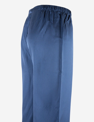 Woburn Pyjamas Siden Navy