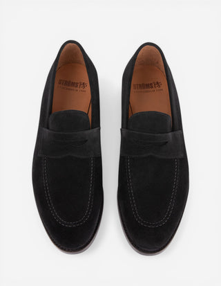 Penny Loafers Suede Black
