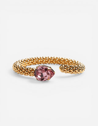 Classic Rope Armband Guld Rosa One Size