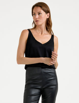 Shin Top Siden Svart