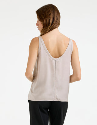 Shin Top Siden Ljusbeige
