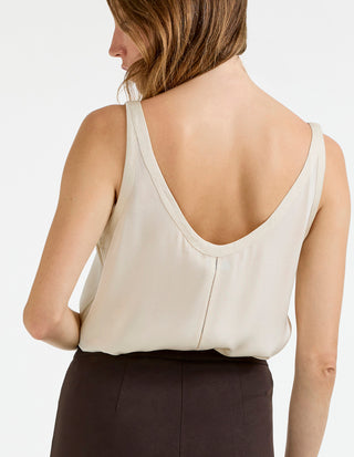 Shin Top Siden Ljusbeige