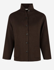 Spring Cardigan Merinoull Brun