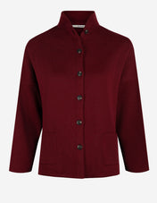 Spring Cardigan Merinoull Burgundy
