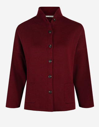 Spring Cardigan Merinoull Burgundy