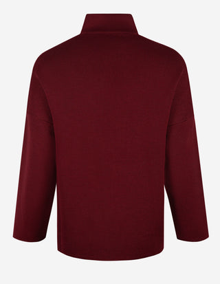 Spring Cardigan Merinoull Burgundy