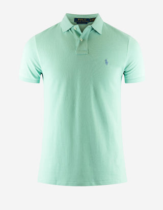 Pikétröja Custom Slim Fit Mintgrön