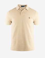 Pikétröja Custom Slim Fit Beige