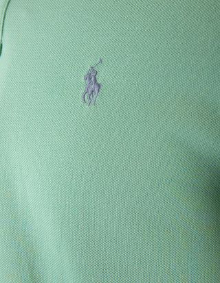 Pikétröja Custom Slim Fit Ljusgrön/Turkos