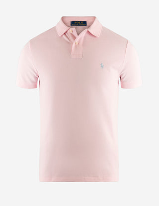 Pikétröja Custom Slim Fit Ljusrosa