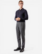 Poloshirt Merino Navy