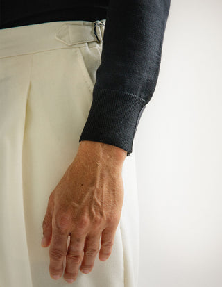 Poloshirt Merino Svart