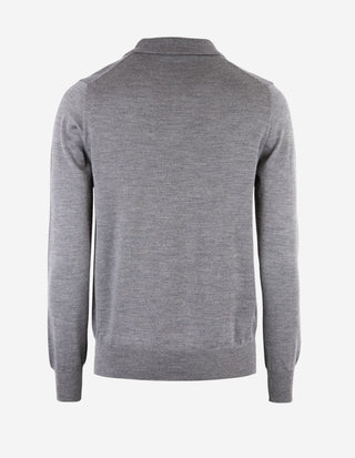 Poloshirt Merino Grå