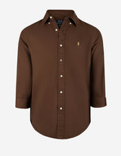 Custom Fit Skjorta Oxford Brun