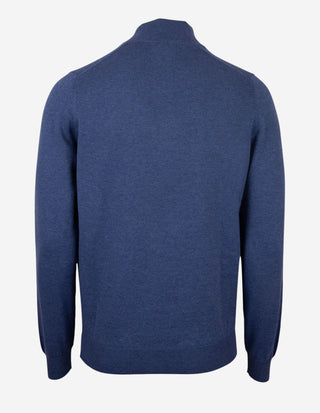 Selhurst Half Zip Bomull/Cashmere Blå