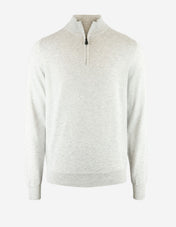 Selhurst Half Zip Bomull/Cashmere Grå