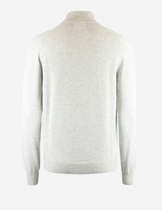 Selhurst Half Zip Bomull/Cashmere Grå