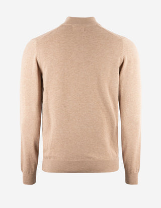 Selhurst Half Zip Bomull/Cashmere Beige
