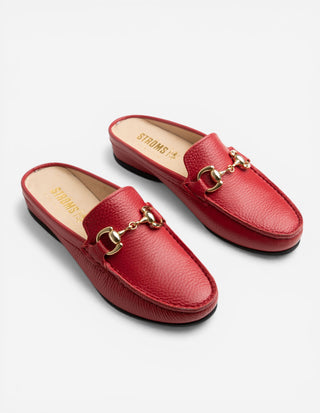 Slip-in Loafer Läder Röd