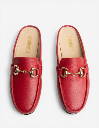 Slip-in Loafer Läder Röd