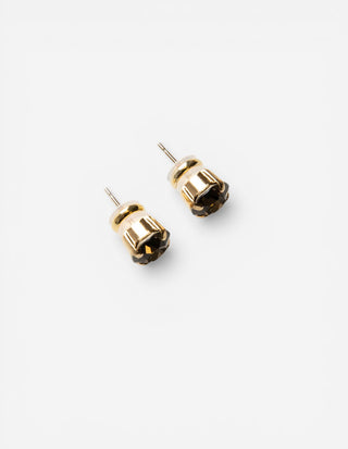 Classic Studs Earring Gold Gråsvart/Guld One Size