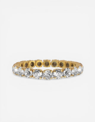 GIA Stretch Bracelet Gold Crystal/Guld One Size