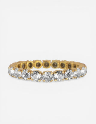 GIA Stretch Bracelet Gold Crystal/Guld One Size