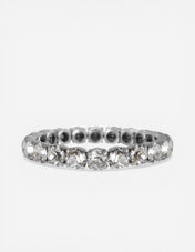 Gia Stretch Armband SIlver/Crystal