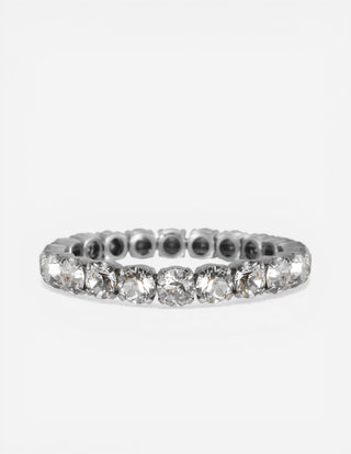 Gia Stretch Armband SIlver/Crystal