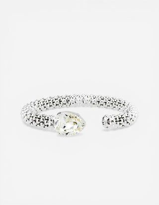 Classic Rope Bracelet Rhodium  One Size