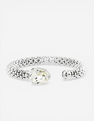 Classic Rope Bracelet Rhodium  One Size
